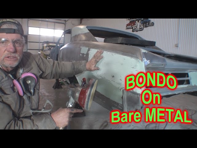 How To Restore A BARE METAL CAR Back To Original -  Part 3 - Applying Bondo