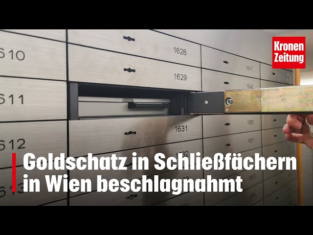 Goldschatz in Schließfächern in Wien beschlagnahmt | krone.tv NEWS