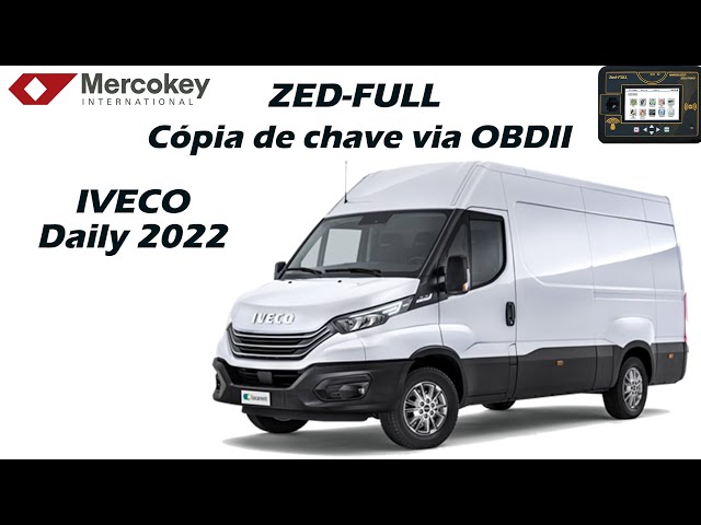 Cópia de chave Iveco Daily 2022 via OBD2 - Zed-FULL