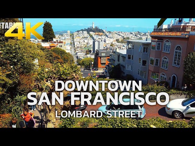 WALKING TOUR | SAN FRANCISCO - Downtown San Francisco, Lombard Street, California
