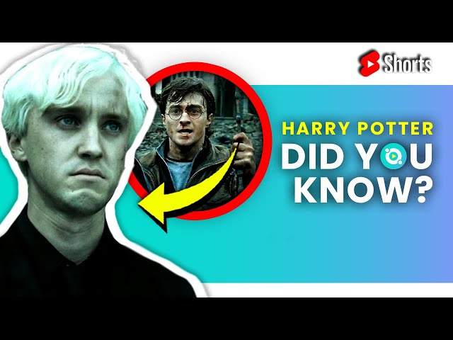 Did you know that Malfoy actually helped Harry in the Battle for Hogwarts? #harrypotter #shorts