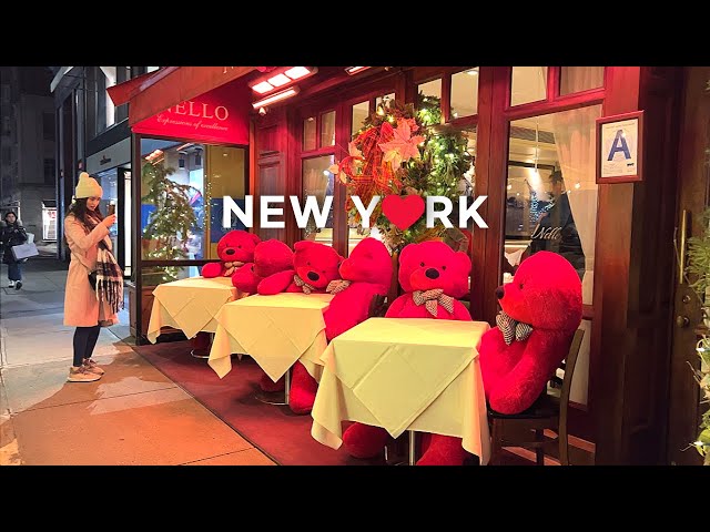 [4K]🇺🇸NYC Walk : 5th Ave & Madison Ave in Midtown Manhattan & UES / Alice's Tea Cup🍰🫖 Jan. 08 2023