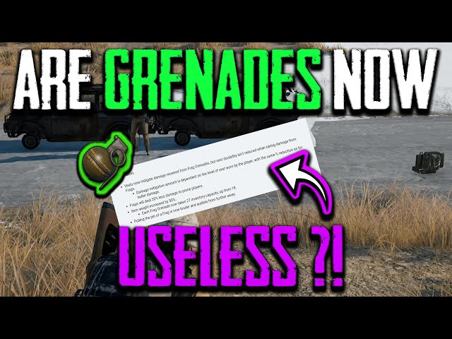 PUBG GRENADE NERF EXPLAINED | ARMOR IS OP | GUIDE | PC XBOX PS4 CONSOLE