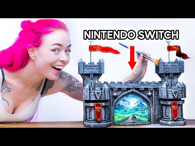 i turned my nintendo switch into a hyrule castle
