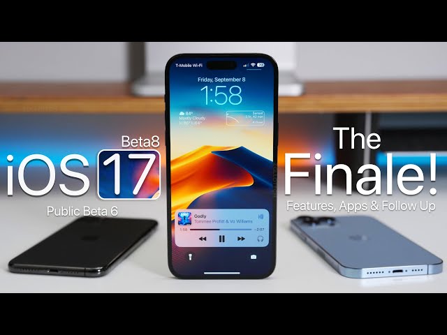iOS 17 Public Beta 8 - The Finale! - Review, Bugs & Battery