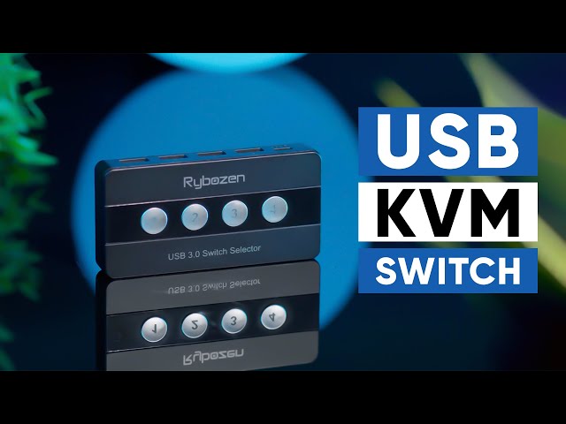 Rybozen USB 3.0 Switch Review - Perfect for Dual Computer Setup!