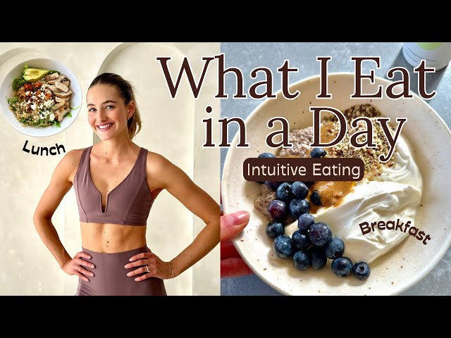 What I Eat in A Day | High-protein and Healthy Recipes | Intuitive Eating | Sanne Vloet