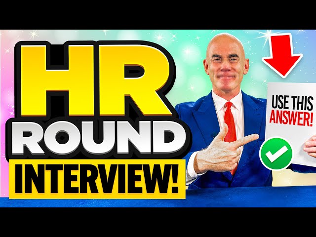 HR ROUND INTERVIEW TIPS, QUESTIONS & ANSWERS! (How to PREPARE for a HUMAN RESOURCES Job Interview!)