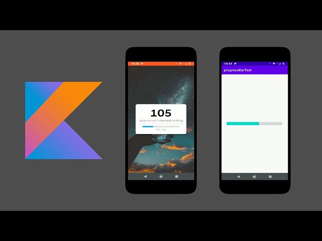 (Kotlin 2020) How to create a Horizontal Progress Bar in Android Studio