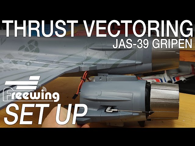 Freewing JAS-39 Gripen Thrust Vectoring (TV) Programming Set Up - Motion RC