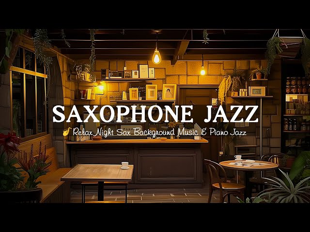 Romantic Exquisite Saxophone Night Jazz 🎷 Relax Night Sax Background Music & Piano Jazz for Sleep