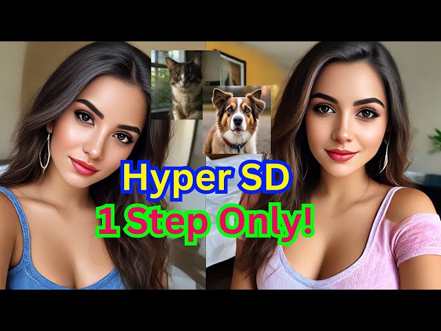 Hyper SD Fastest & Most Effective Stable Diffusion AI Model With 1 Step Generation Only!