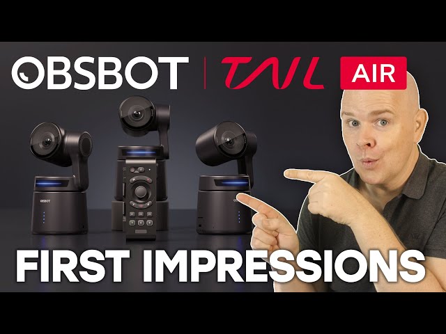 First Impressions: OBSBOT Tail Air  - AI 4k PTZ Streaming Camera!