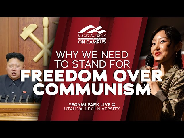 Why We Need to Stand for Freedom Over Communism | Yeonmi Park LIVE at Utah Valley University