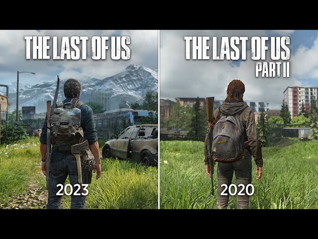 The Last of Us Part I vs The Last of Us Part II - Physics and Details Comparison