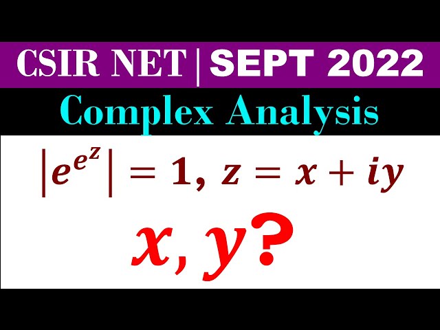#csirnet #mathematics #Sept2022 | Modulus & Argument of Complex Number