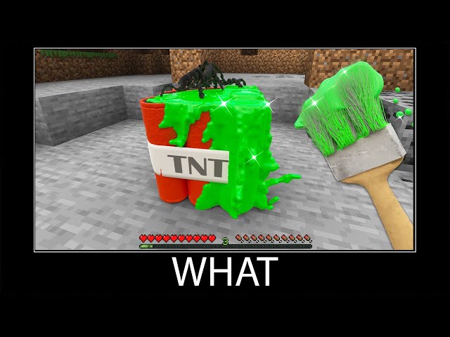 Minecraft wait what meme part 259 realistic TNT