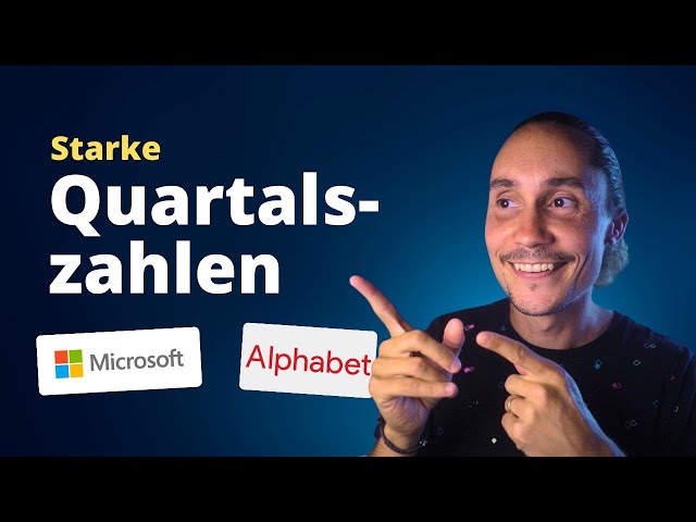 Alphabet kündigt Dividende an! 🔥 Quartalszahlen von Microsoft und Alphabet