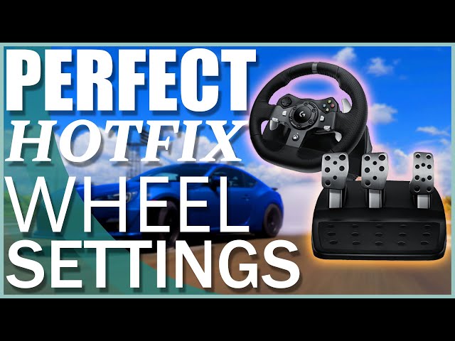 Perfect Forza Horizon 5 POST Hotfix Wheel Settings (Logitech G923, G29, G920, G27)