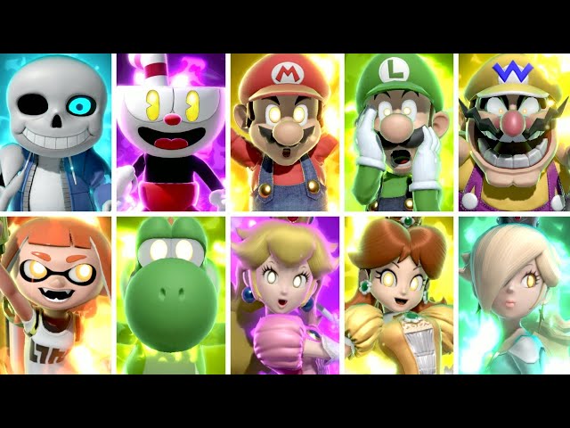 Super Smash Bros Ultimate - All Final Smashes (All DLC Included)