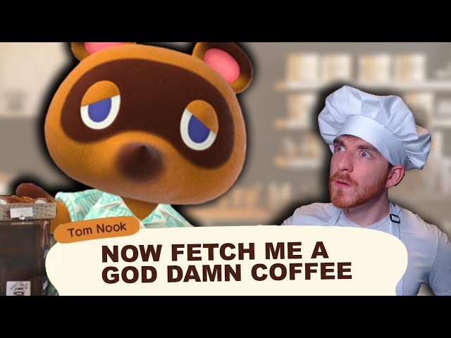 Animal Crossing, but explained with coffee.
