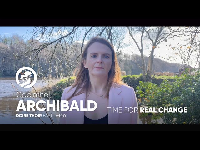Caoimhe Archibald – Sinn Féin Assembly election candidate in East Derry