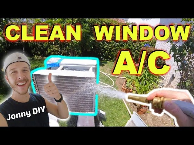 How To Clean Window AIR CONDITIONER Fast & Easy -Jonny DIY