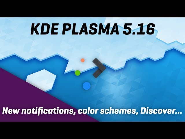 KDE Plasma 5.16 - New Notifications, and a lot of polish all around