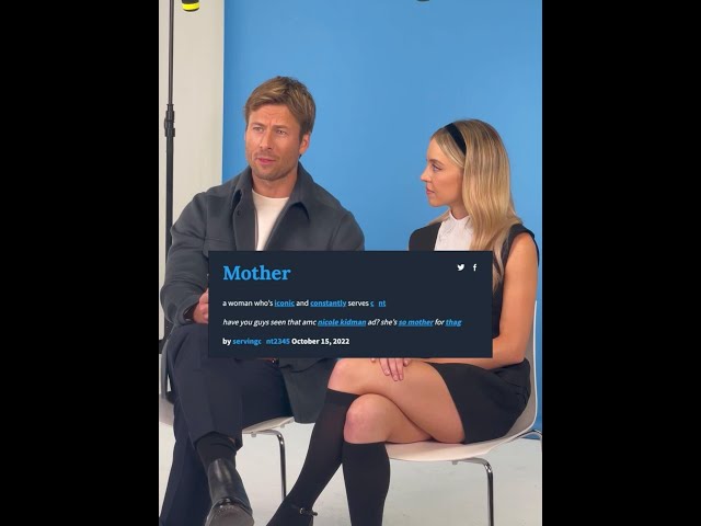Glen Powell said "Get help!" after reading all of your thirst tweets about him 🥴 #shorts #romcom