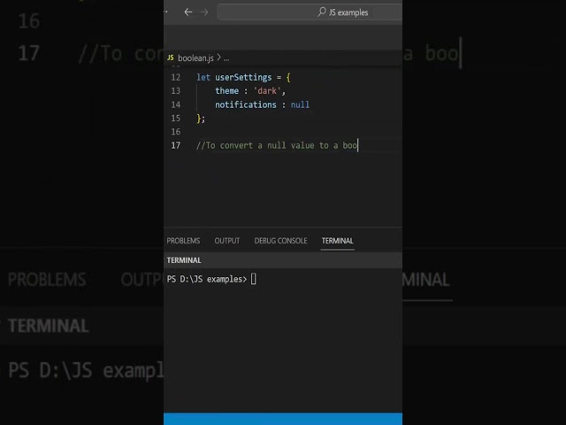 Convert Any Value into a Boolean Using !! in JavaScript