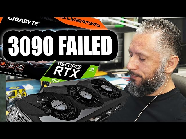 Gigabyte Does it again. 3090 Graphics card repair - Failed and won't power on.