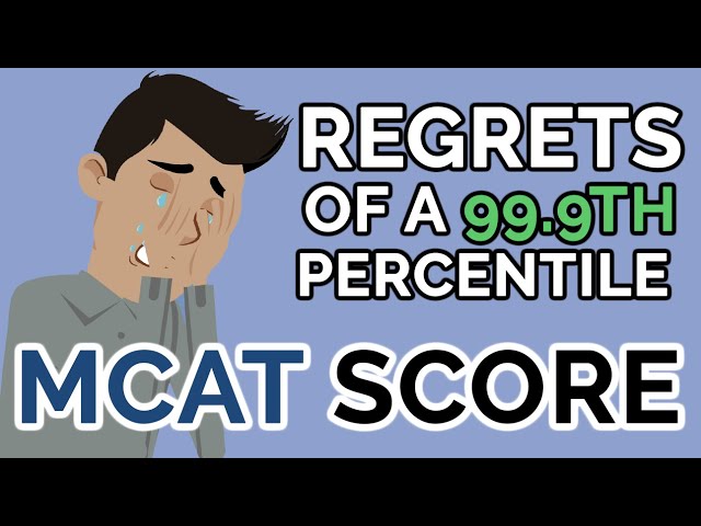 Regrets of a 99.9th Percentile MCAT Score