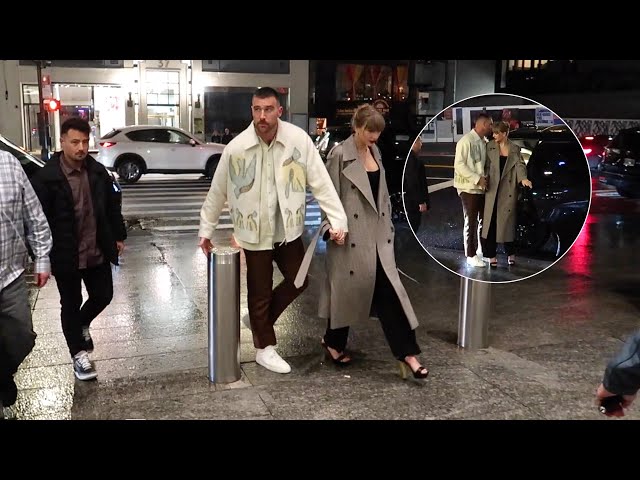 Taylor Swift & Travis Kelce Hold Hands in NYC