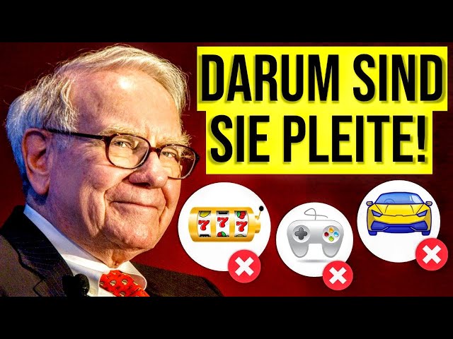 Warren Buffett: 13 things poor people waste money on!