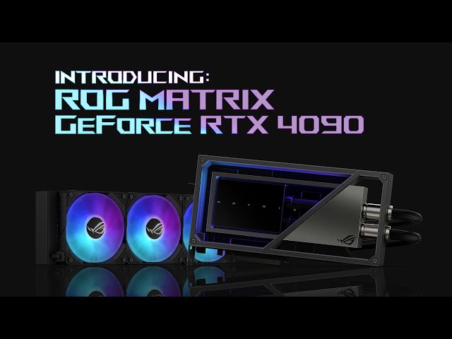Unveiling the ROG Matrix GeForce RTX 4090