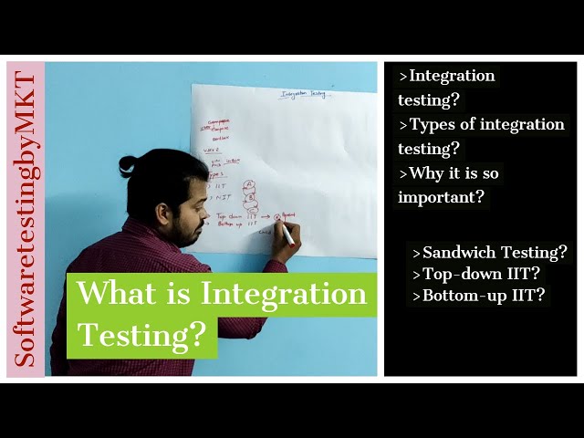 What is Integration Testing and it's types?