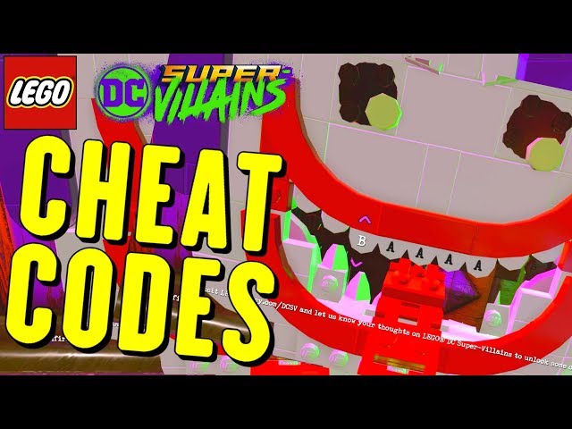 LEGO DC Super Villains All Cheat Codes (Characters)