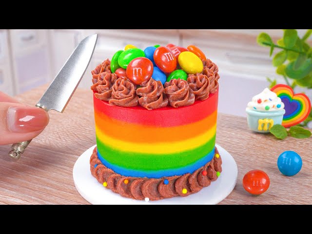 Best Of Miniature Rainbow Cake 🌈 Perfect & Satisfying Mini Chocolate Cake Decorating 🍫 50+ Mini Cake