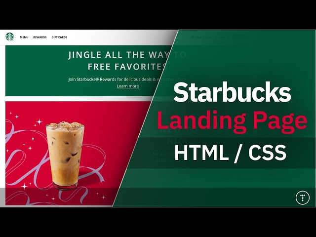Build a Starbucks Landing Page Clone