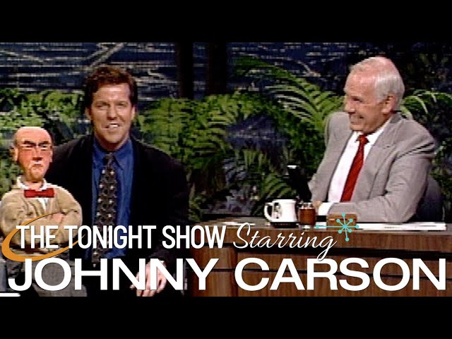 Jeff Dunham Makes His First Appearance | Carson Tonight Show