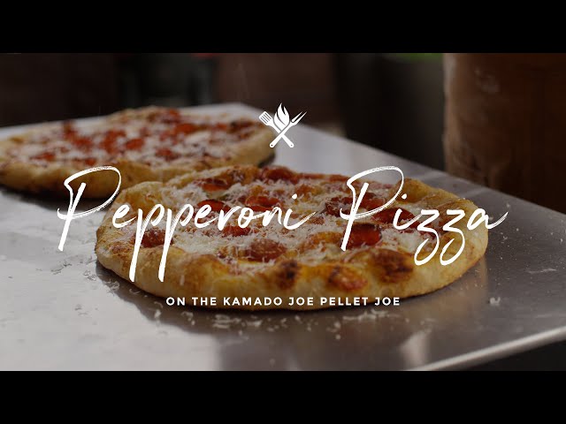 Pepperoni Pizza | Kamado Joe Pellet Joe DoJoe