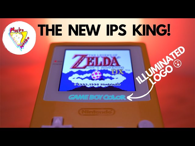 The BEST IPS KIT for the Game Boy Color for 2021 | New Laminated Q5 v2.0 IPS Kit from FunnyPlaying
