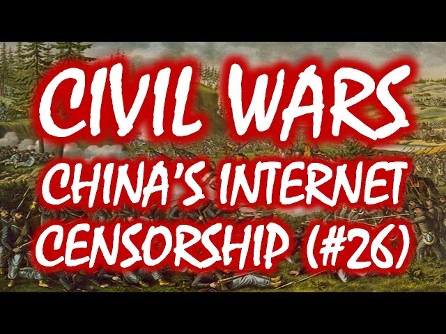 Civil Wars MOOC (#26): The Real Reason for China's Internet Censorship