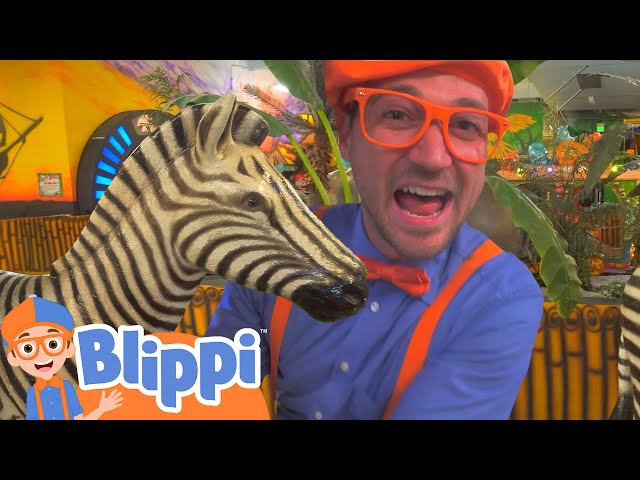Blippi Goes on a Jungle Adventure! | Blippi - Moonbug Kids - Learning Corner