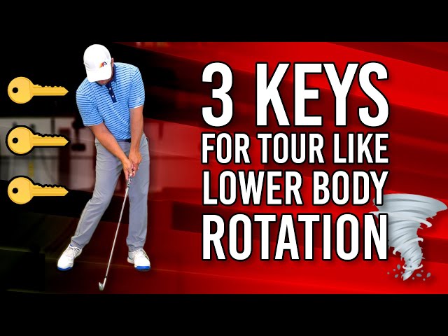 3 Keys For TOUR-LIKE Lower Body Rotation in Your Swing! 🌪