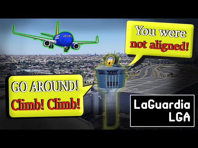NEAR COLLISION with Control Tower! | Plane Deviates from Landing Path