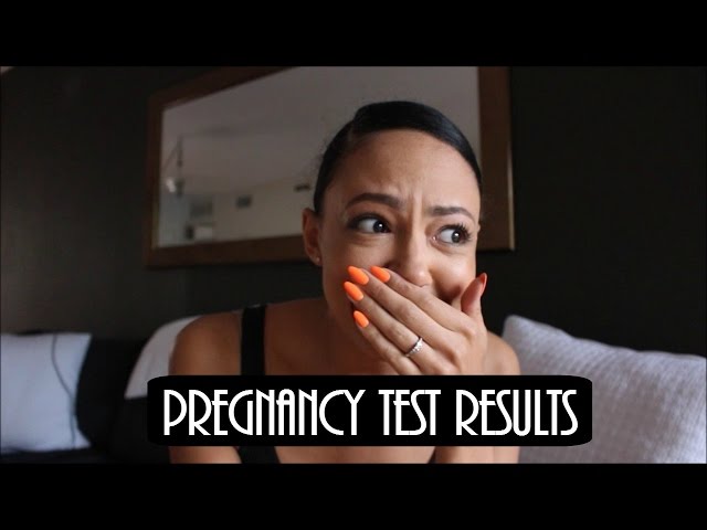 Live pregnancy test results/reaction