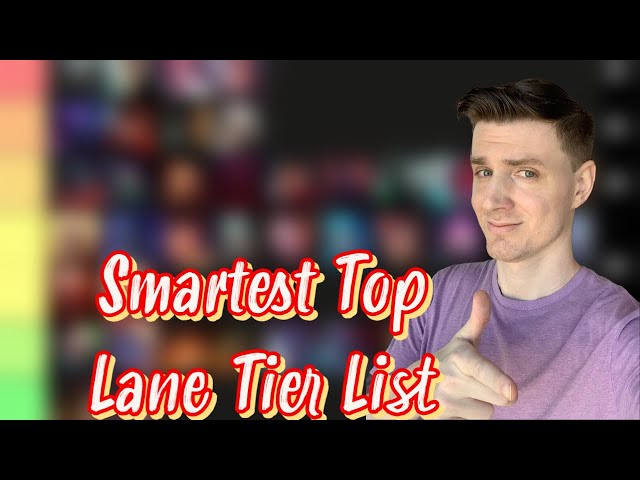 TOP LANE LOL TIER LIST FOR THE SMARTEST PLAYERS (12.13 tier list) Get the best instead of the rest
