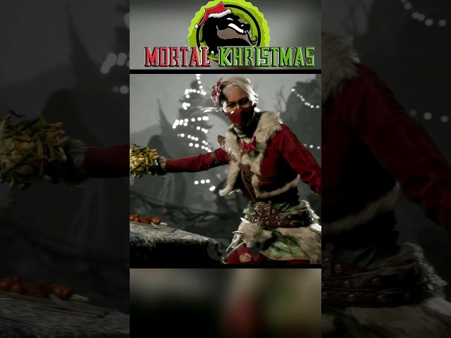 Santa Shao Doesn't Like Mrs Klaus Cooking...🥧 Mortal Kombat 1 (Thanksgiving Fatality)