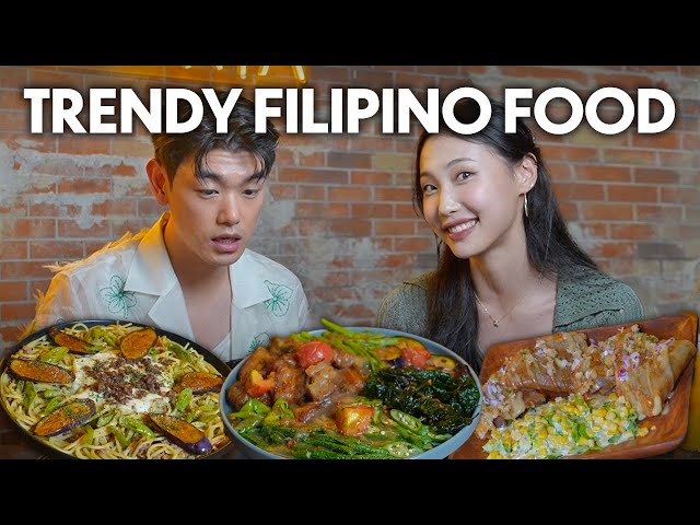 Introducing Trendy Filipino Food to KPOP Star Eric Nam! 🇵🇭😋